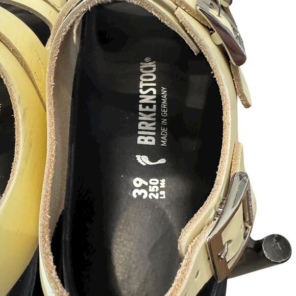 Birkenstock Cannes Butter Leather Buckle Unisex Sandals Women's 8 Men's 6 EU 39 - Picture 8 of 9